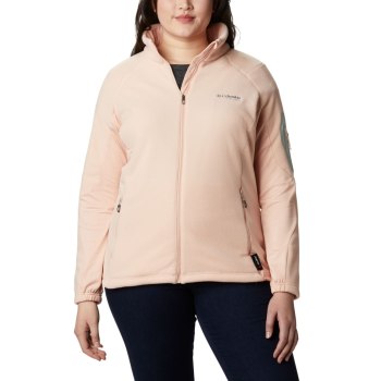 Columbia Jas Dames, Titan Pass II 2.0 Fleece Plus Size Roze, 25IWGROLH